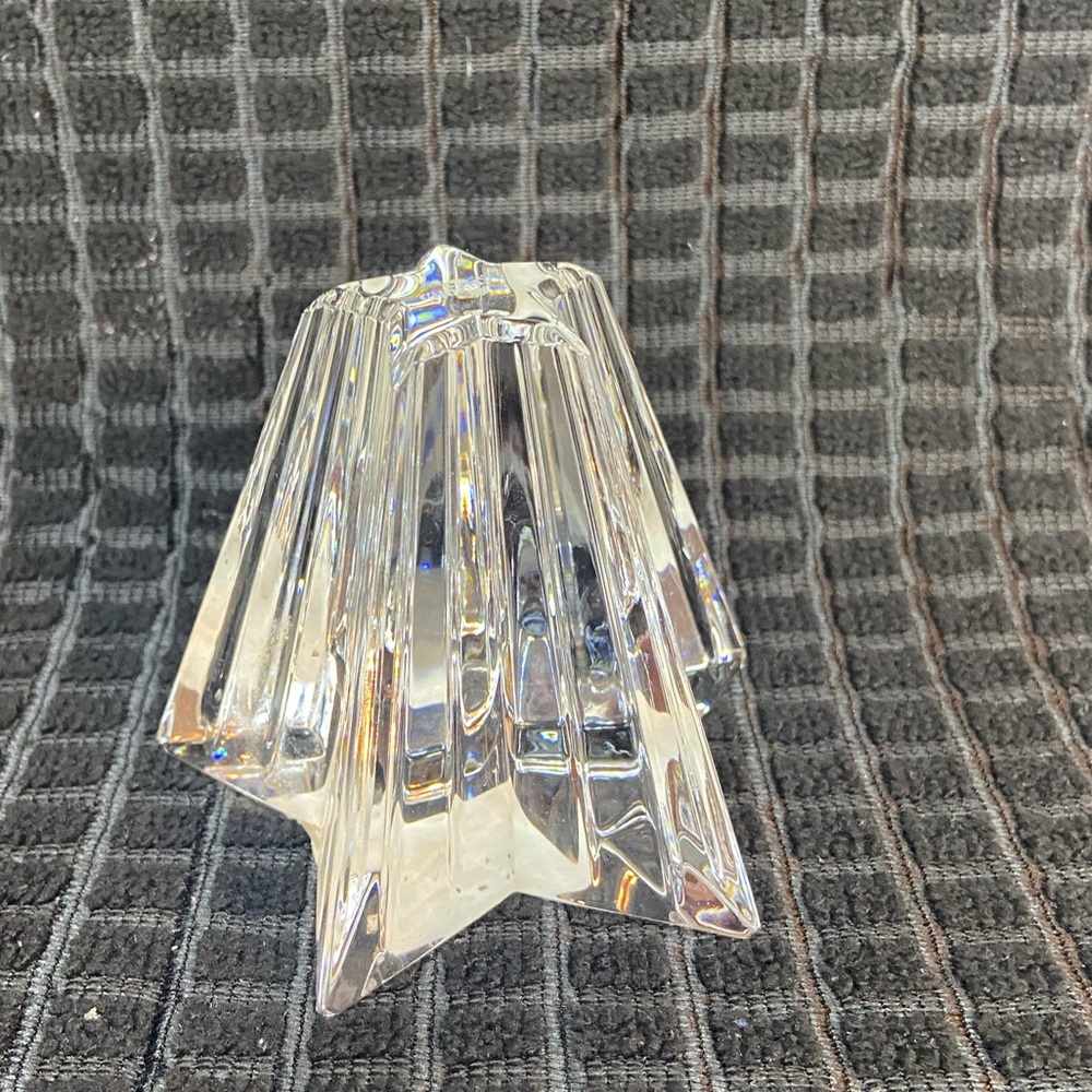 Waterford Crystal Shinning Star Paperweight 2”x3” Signed